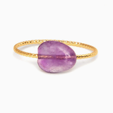 Anello Sottile con Pietre Colorate