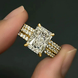 Set di fedi nuziali in oro 3 pezzi Timeless Jaily
