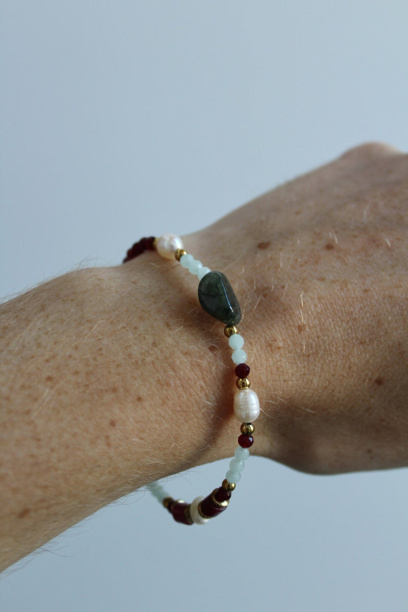 Katara - Bracciale - Pietra Naturale - Acciaio Inossidabile