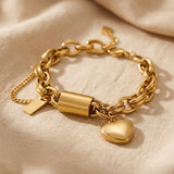 Bracciale Chunky in Oro Elegante