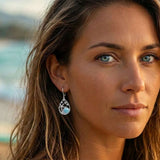 Orecchini Mare Profondo – Con Larimar Naturale e Stelle Marine