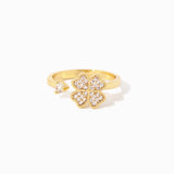 Per Mia Figlia – Anello Fidget Quadrifoglio Portafortuna | Regolabile