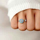 Per Mia Figlia – Anello Fidget Malocchio | Regolabile